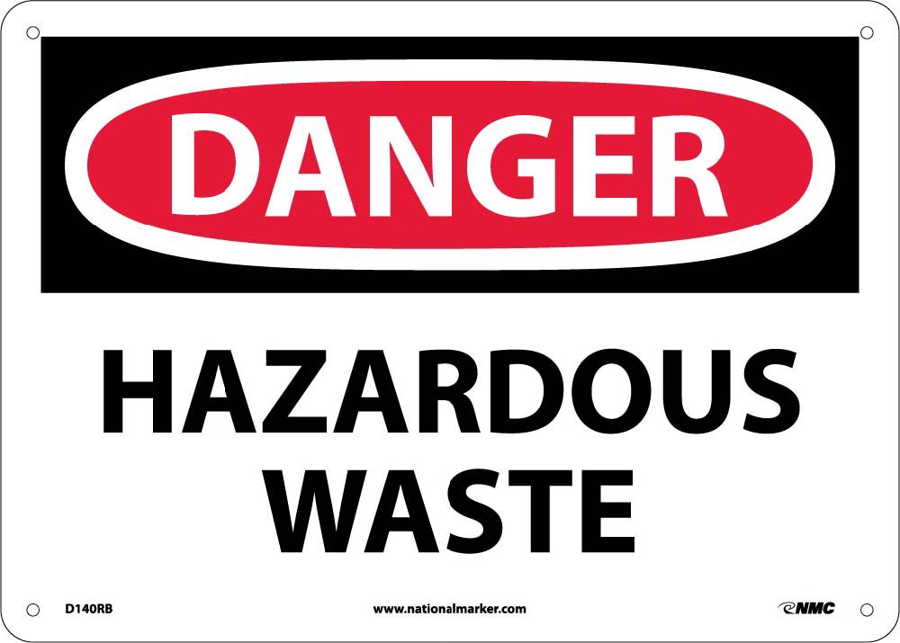 Danger Hazardous Waste Sign-eSafety Supplies, Inc