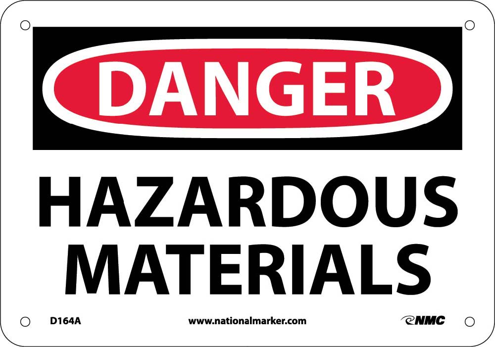 Danger Hazardous Materials Sign-eSafety Supplies, Inc