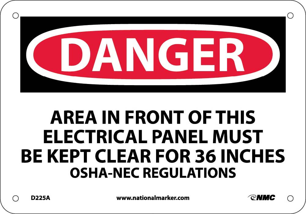 Danger Electrical Hazard Sign-eSafety Supplies, Inc