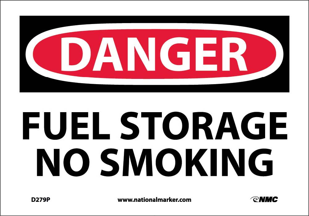 Fuel Storage No Smoking Sign-eSafety Supplies, Inc