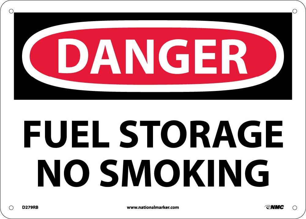 Fuel Storage No Smoking Sign-eSafety Supplies, Inc