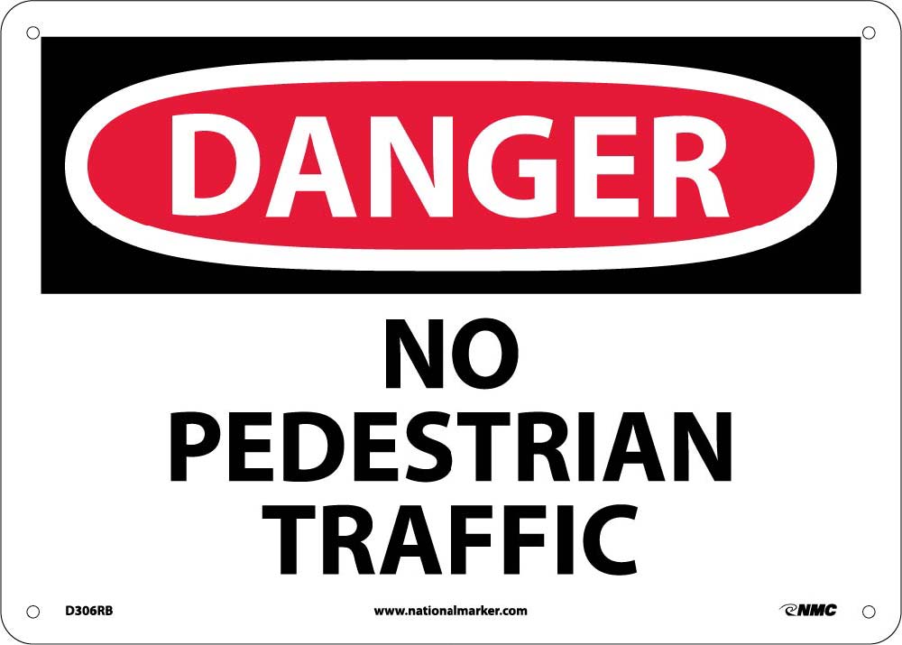No Pedestrian Traffic Sign-eSafety Supplies, Inc