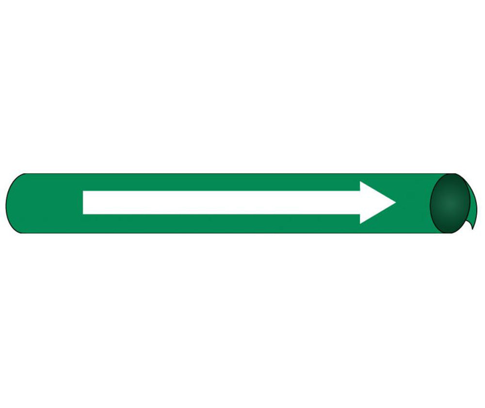 Direction Arrow Precoiled/Strap-On Pipe Marker-eSafety Supplies, Inc
