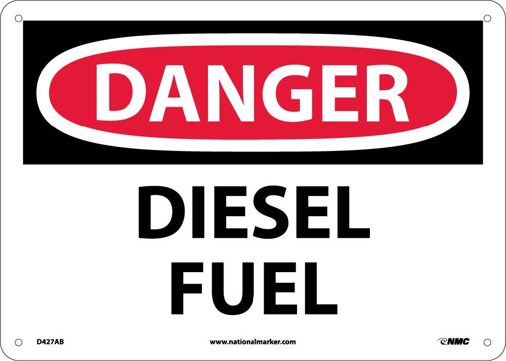 Danger Diesel Fuel Sign-eSafety Supplies, Inc