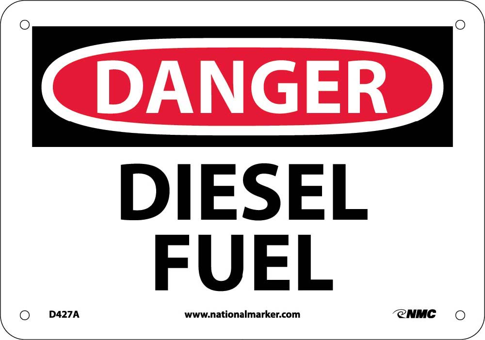 Danger Diesel Fuel Sign-eSafety Supplies, Inc
