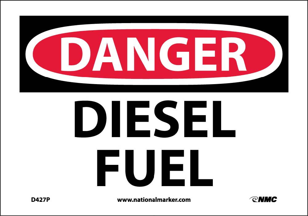 Danger Diesel Fuel Sign-eSafety Supplies, Inc