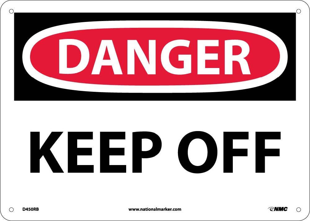 Danger Keep Off Sign-eSafety Supplies, Inc