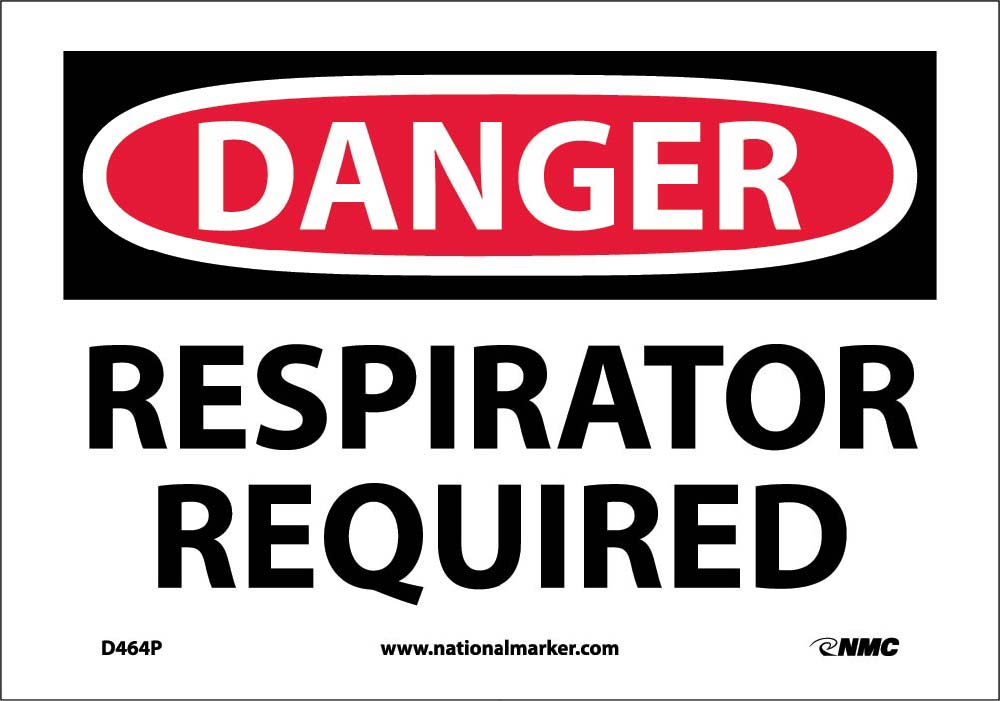 Danger Respirator Required Sign-eSafety Supplies, Inc