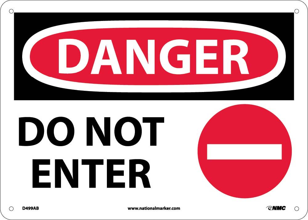 Danger Do Not Enter Sign-eSafety Supplies, Inc