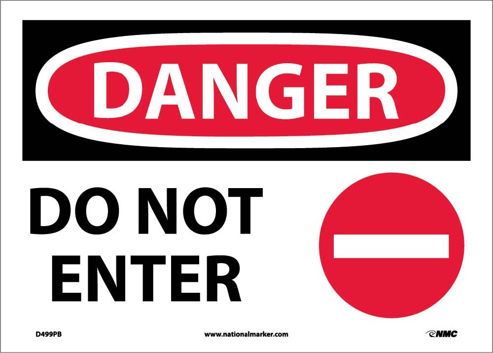 Danger Do Not Enter Sign-eSafety Supplies, Inc