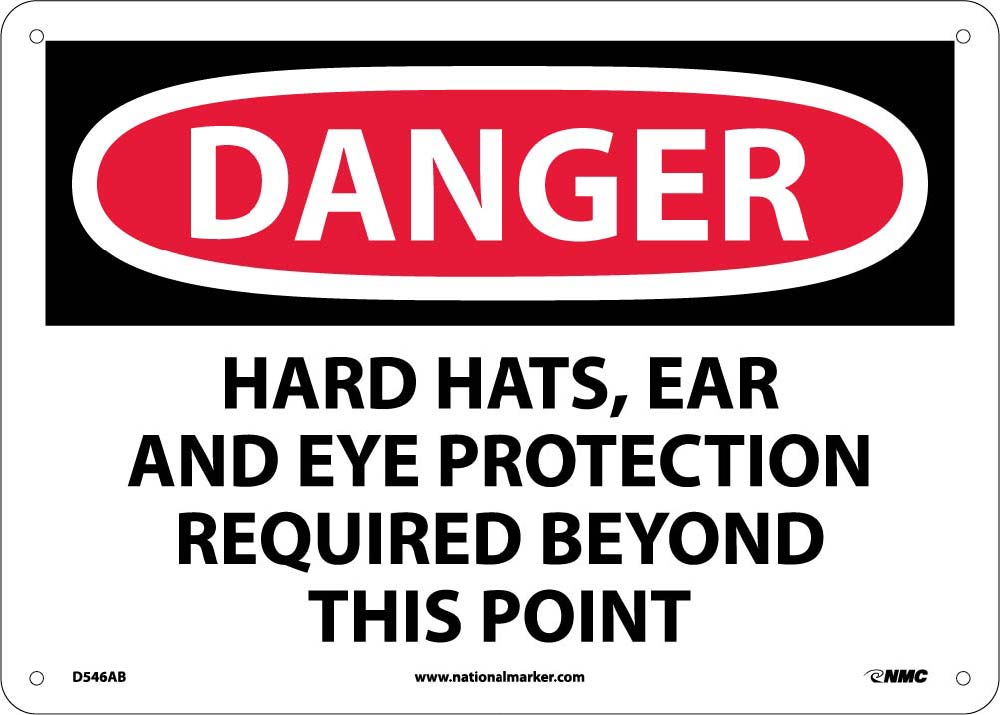 Danger Multi Protection Required Sign-eSafety Supplies, Inc