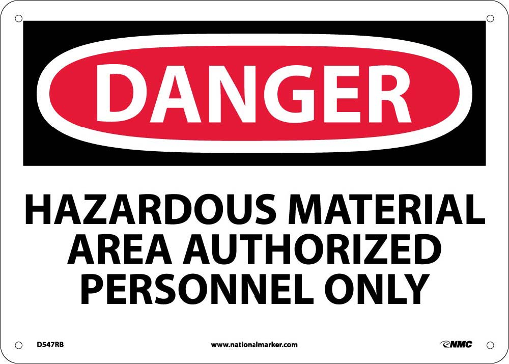 Danger Hazardous Material Area Sign-eSafety Supplies, Inc