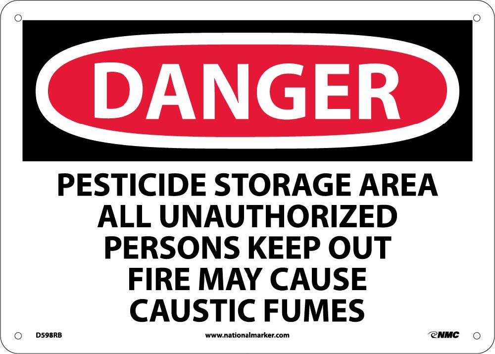 Danger Pesticide Storage Area Keep Out Sign-eSafety Supplies, Inc