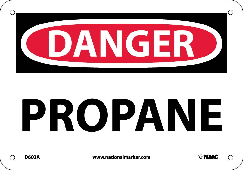 Danger Propane Sign-eSafety Supplies, Inc