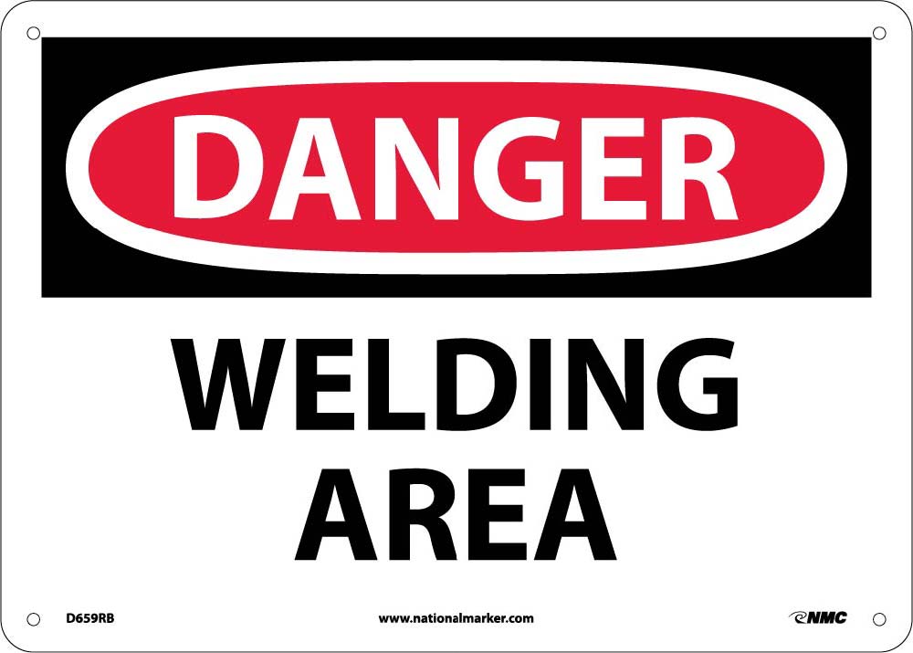 Danger Welding Area Sign-eSafety Supplies, Inc