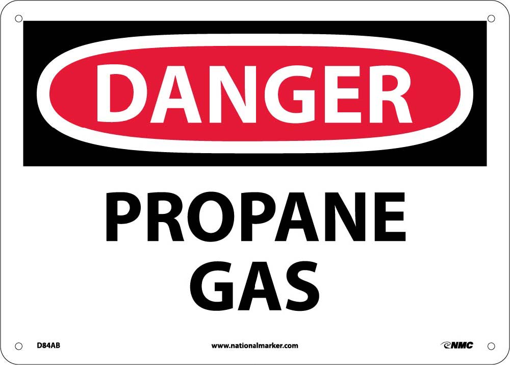 Danger Propane Gas Sign-eSafety Supplies, Inc