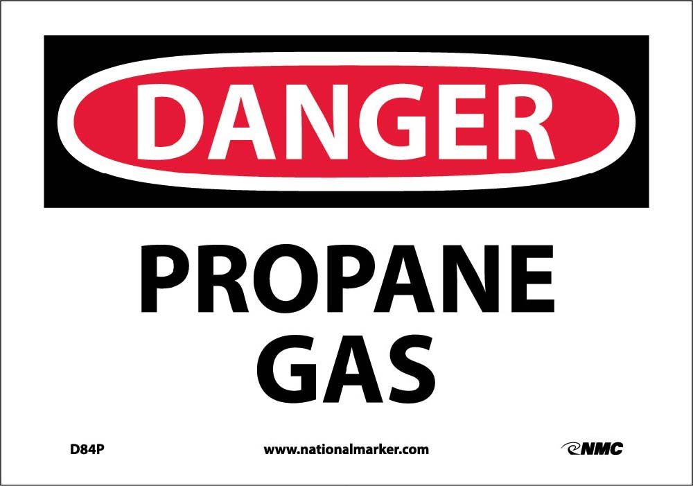 Danger Propane Gas Sign-eSafety Supplies, Inc