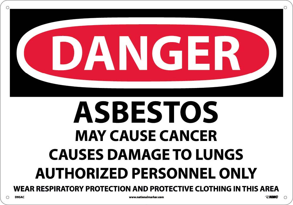 Danger Asbestos Sign-eSafety Supplies, Inc