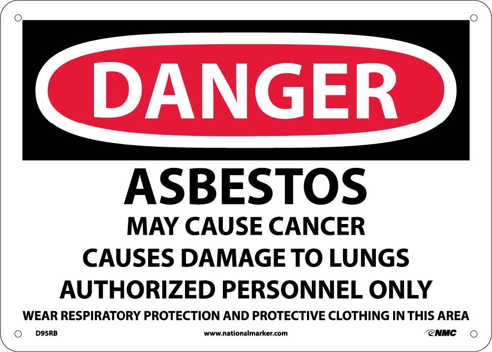 Danger Asbestos Sign-eSafety Supplies, Inc