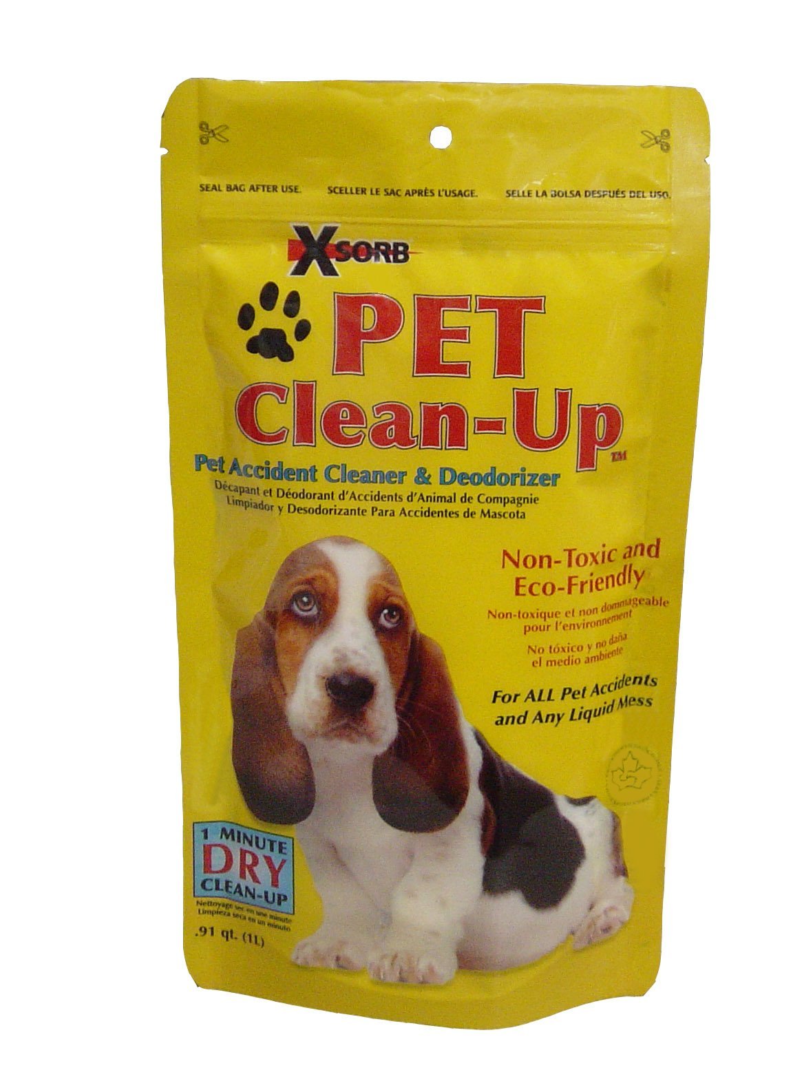 XSORB Pet Accident Clean Up 1 Liter Bag 12 CASE