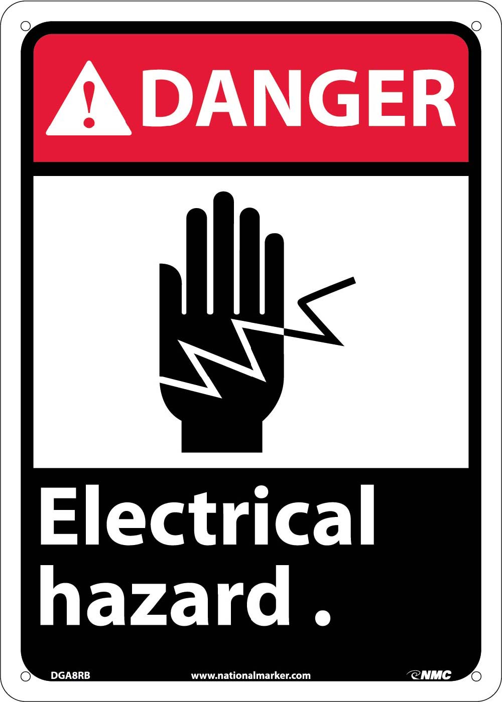 Danger Electrical Hazard Sign-eSafety Supplies, Inc