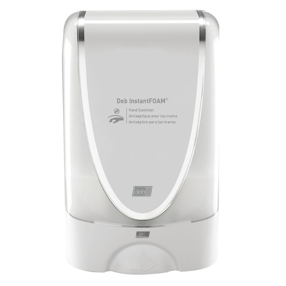Deb 1 Liter Translucent White Instantfoam Touchfree Dispenser (8 Dispensers - Pack)-eSafety Supplies, Inc