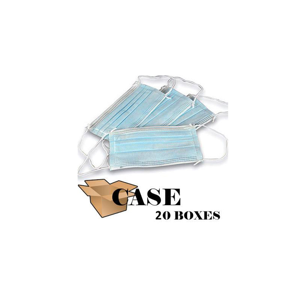 Face Mask - Case - 20 Boxes-eSafety Supplies, Inc