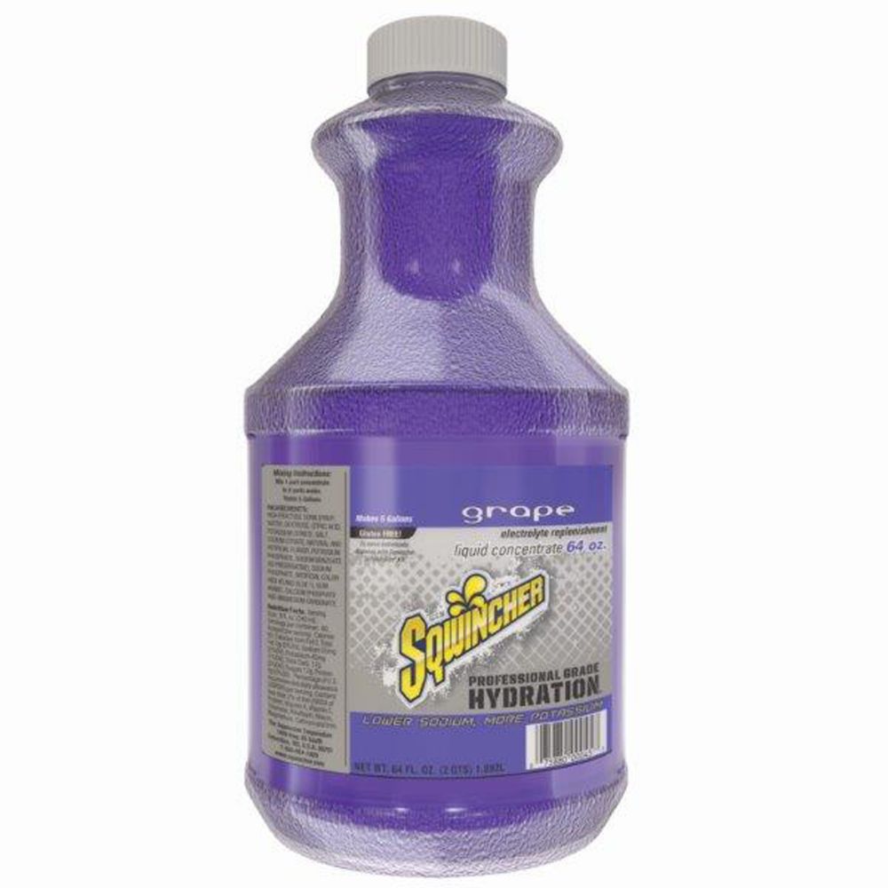 Sqwincher 64 Ounce Liquid Concentrate Bottle Electrolyte Drink-eSafety Supplies, Inc