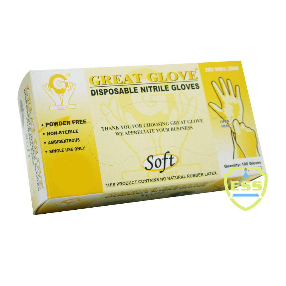Great Glove - Soft Nitrile Powder-free Gloves - Box-eSafety Supplies, Inc