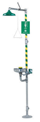 Haws AXION MSR Emergency Combination Shower, Eye Wash Station And Face Wash Station With Drench Shower Head And Eye/Face Wash Head-eSafety Supplies, Inc