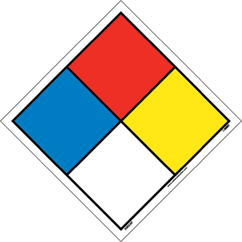 Hazardous Materials System Labels - 5 Pack-eSafety Supplies, Inc