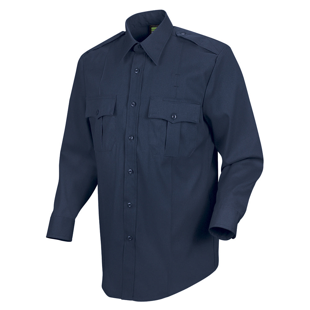 Horace Small New Dimension Stretch Poplin Long Sleeve Shirt HS1112 - Dark Navy-eSafety Supplies, Inc