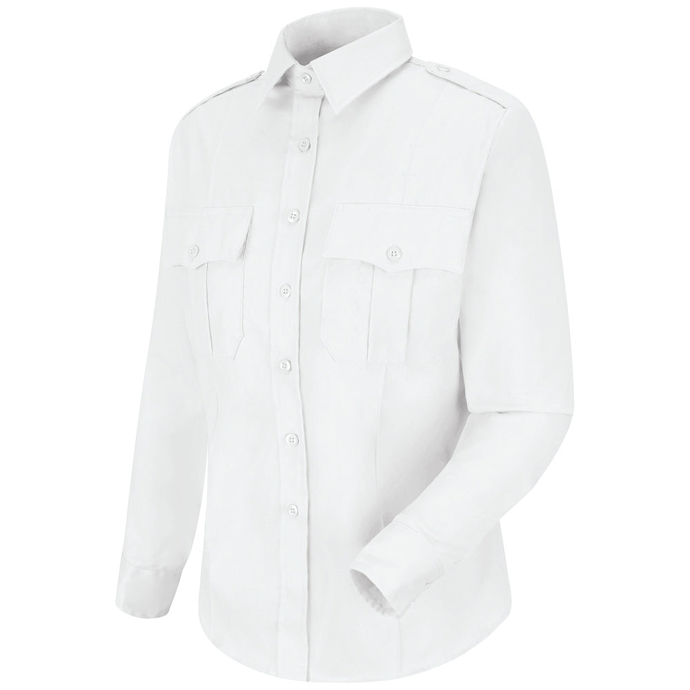 Horace Small New Dimension Stretch Poplin Long Sleeve Shirt HS1169 - White-eSafety Supplies, Inc