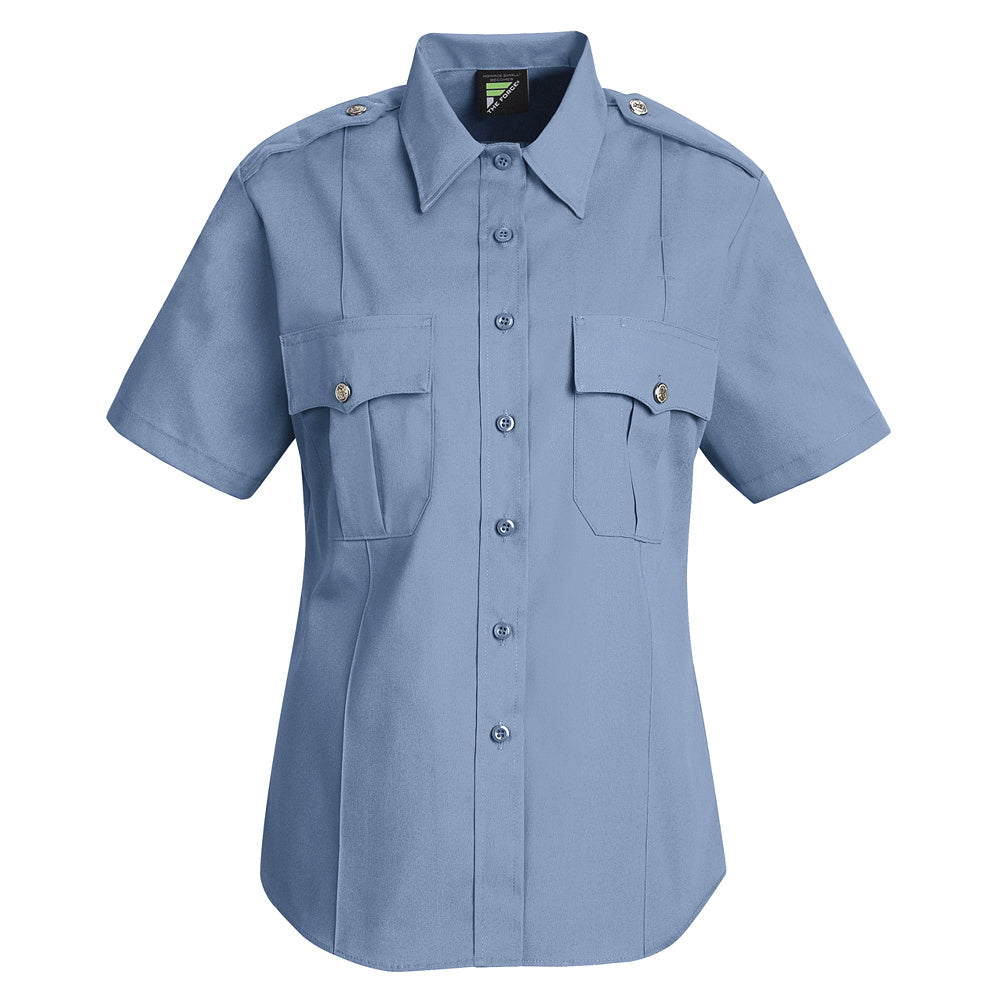 Horace Small New Dimension Stretch Poplin Short Sleeve Shirt HS1268 - Light Blue-eSafety Supplies, Inc
