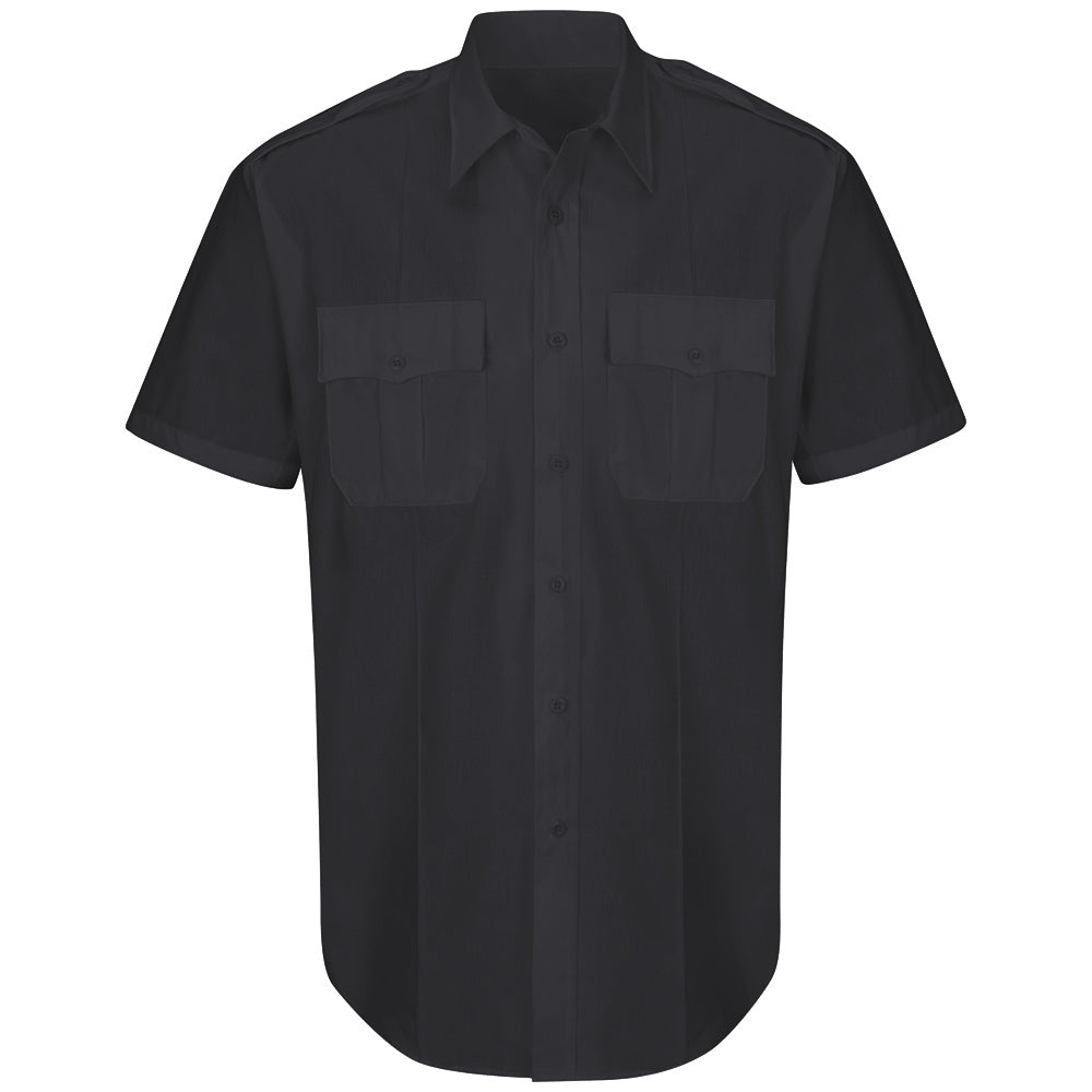 Horace Small New Dimension Plus Short Sleeve Poplin Shirt HS1522 - Dark Navy-eSafety Supplies, Inc