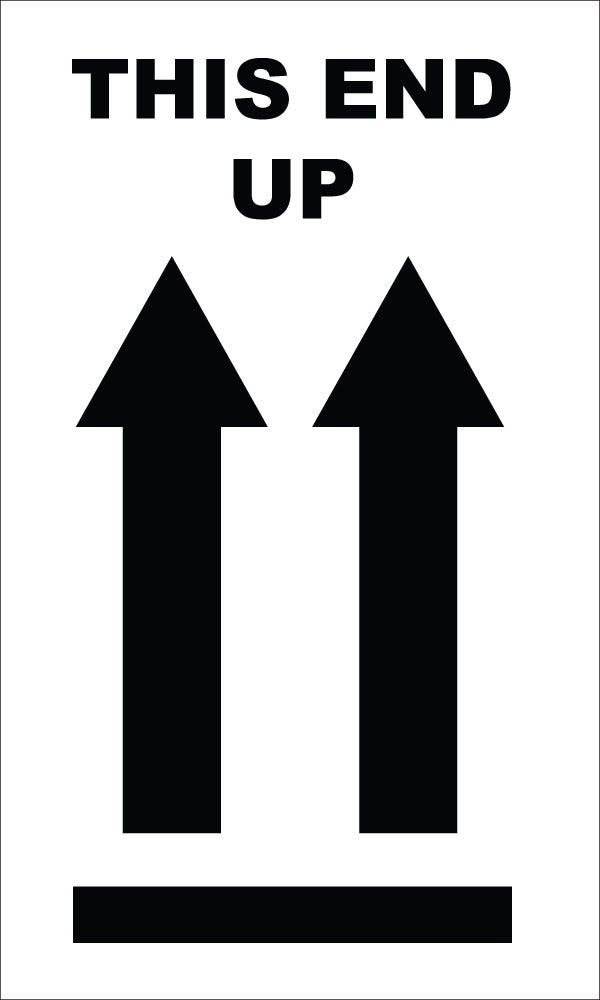 This End Up Label - Roll-eSafety Supplies, Inc