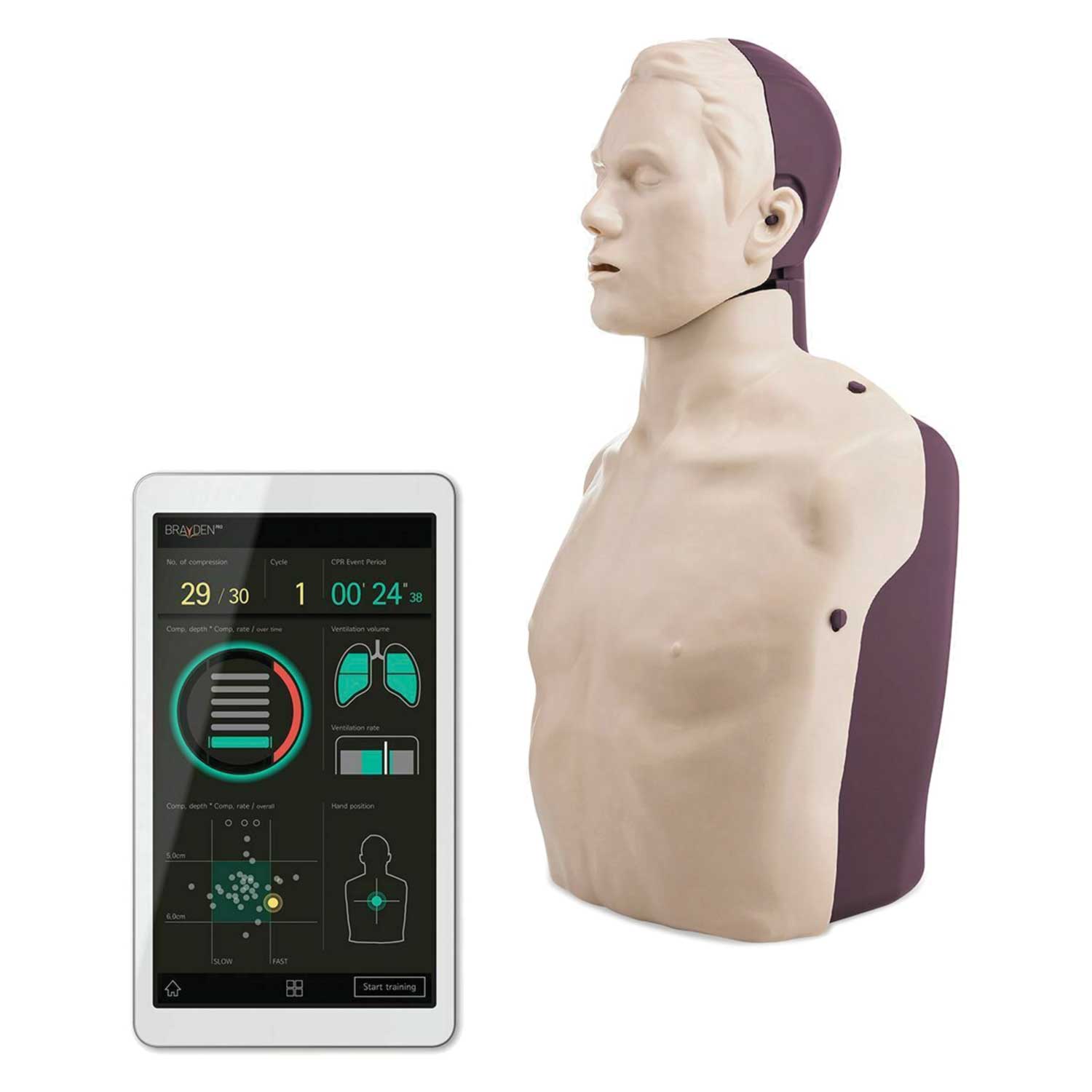 Brayden Pro Led Cpr Manikin - Red-eSafety Supplies, Inc