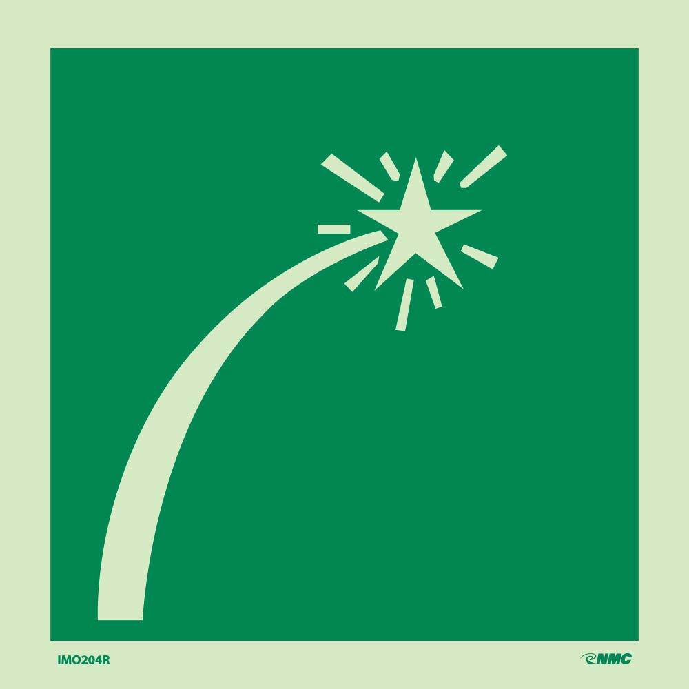 Symbol Survival Craft Distress Signal Imo Label-eSafety Supplies, Inc