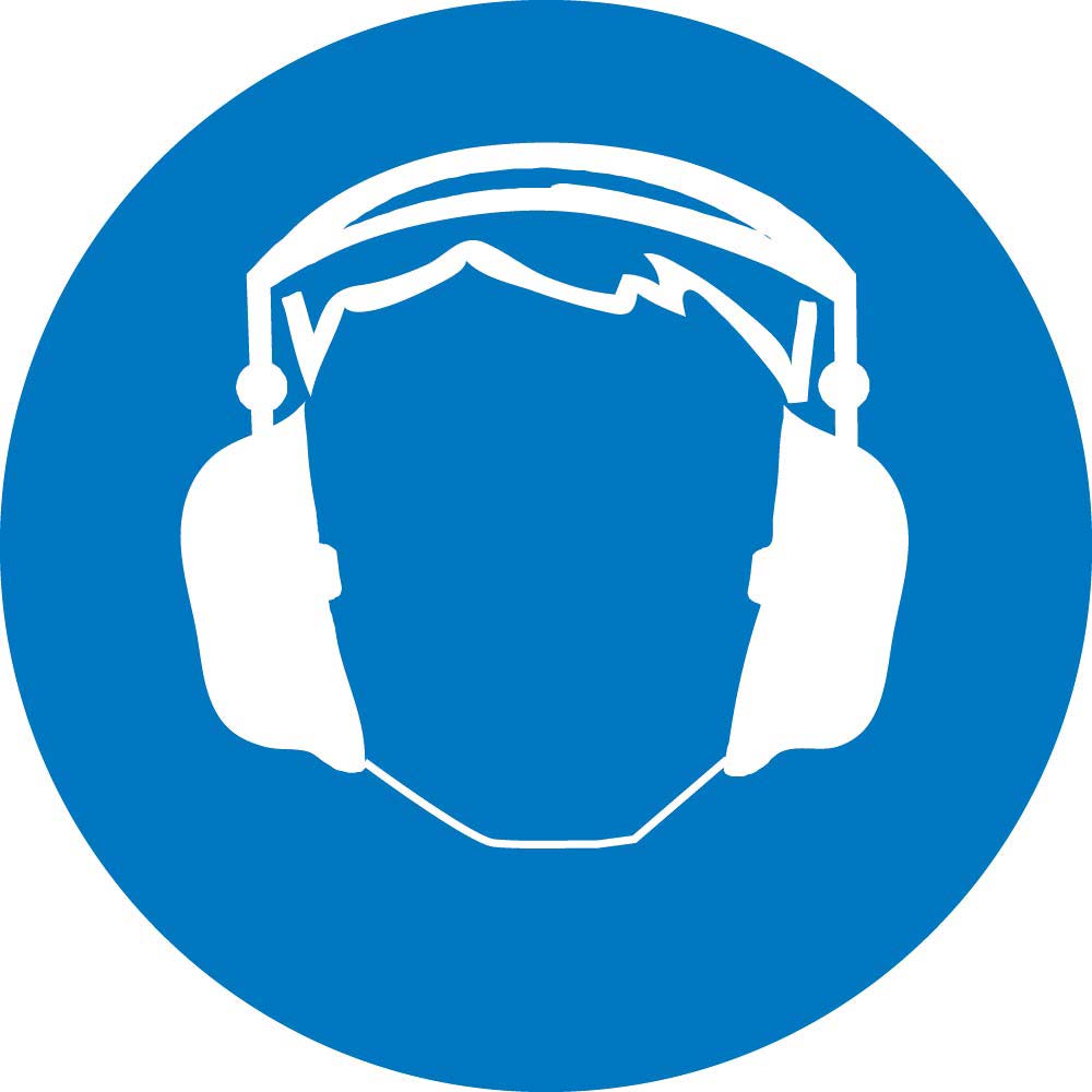 Wear Hearing Protection Iso Label - 10 Pack-eSafety Supplies, Inc