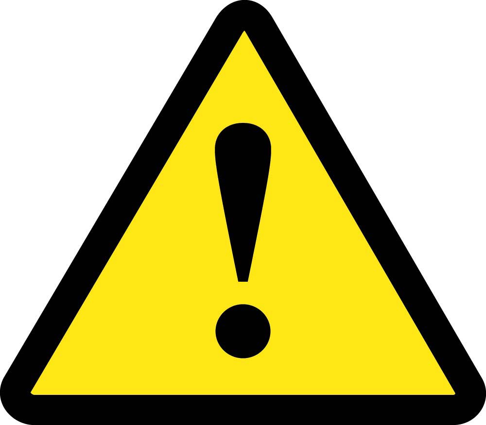 General Warning Hazard Iso Label - 10 Pack-eSafety Supplies, Inc