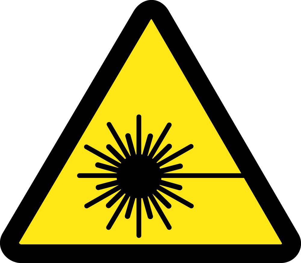 Laser Hazard Iso Label - 5 Pack-eSafety Supplies, Inc