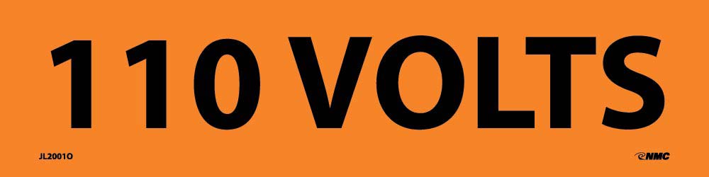 110 Volts Electrical Marker - Pack of 25-eSafety Supplies, Inc