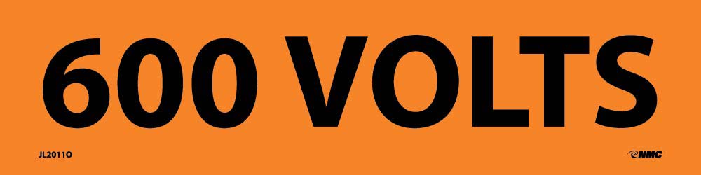 600 Volts Electrical Marker - Pack of 25-eSafety Supplies, Inc