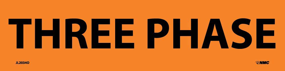 Three Phase Electrical Marker - Pack of 25-eSafety Supplies, Inc