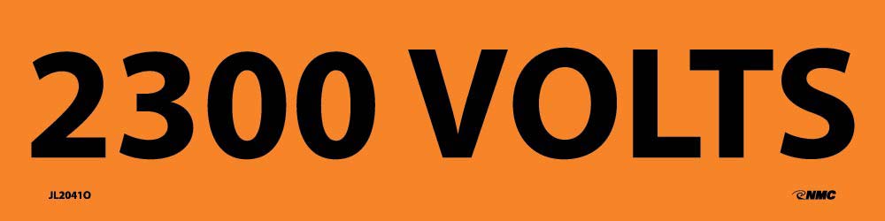 2300 Volts Electrical Marker - Pack of 25-eSafety Supplies, Inc