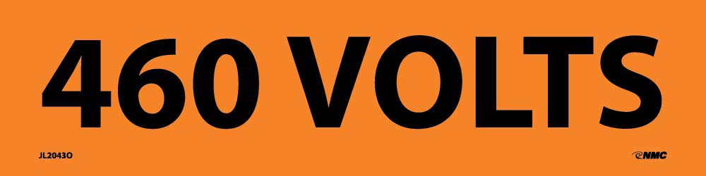 460 Volts Electrical Marker - Pack of 25-eSafety Supplies, Inc