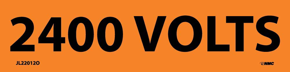 2400 Volts Electrical Marker - Pack of 25-eSafety Supplies, Inc