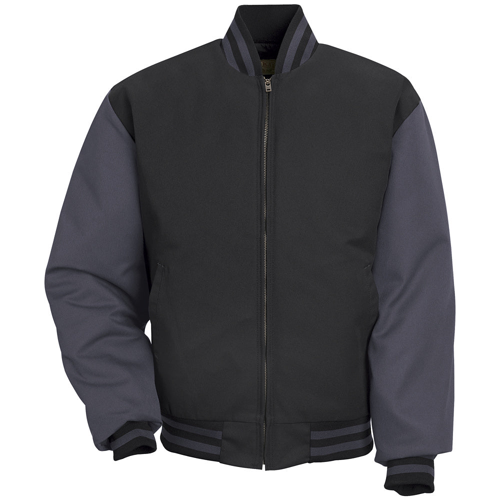 Red Kap Duo-Tone Team Jacket JT40 - Black / Charcoal-eSafety Supplies, Inc