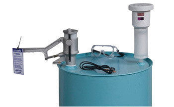 Justrite Aerosolv Aluminum Aerosol Can Disposal System With Puncturing Unit Plastic Sleeve, Anti-Static Wire, Goggles And Color Changing Coalescing/Carbon Filter-eSafety Supplies, Inc