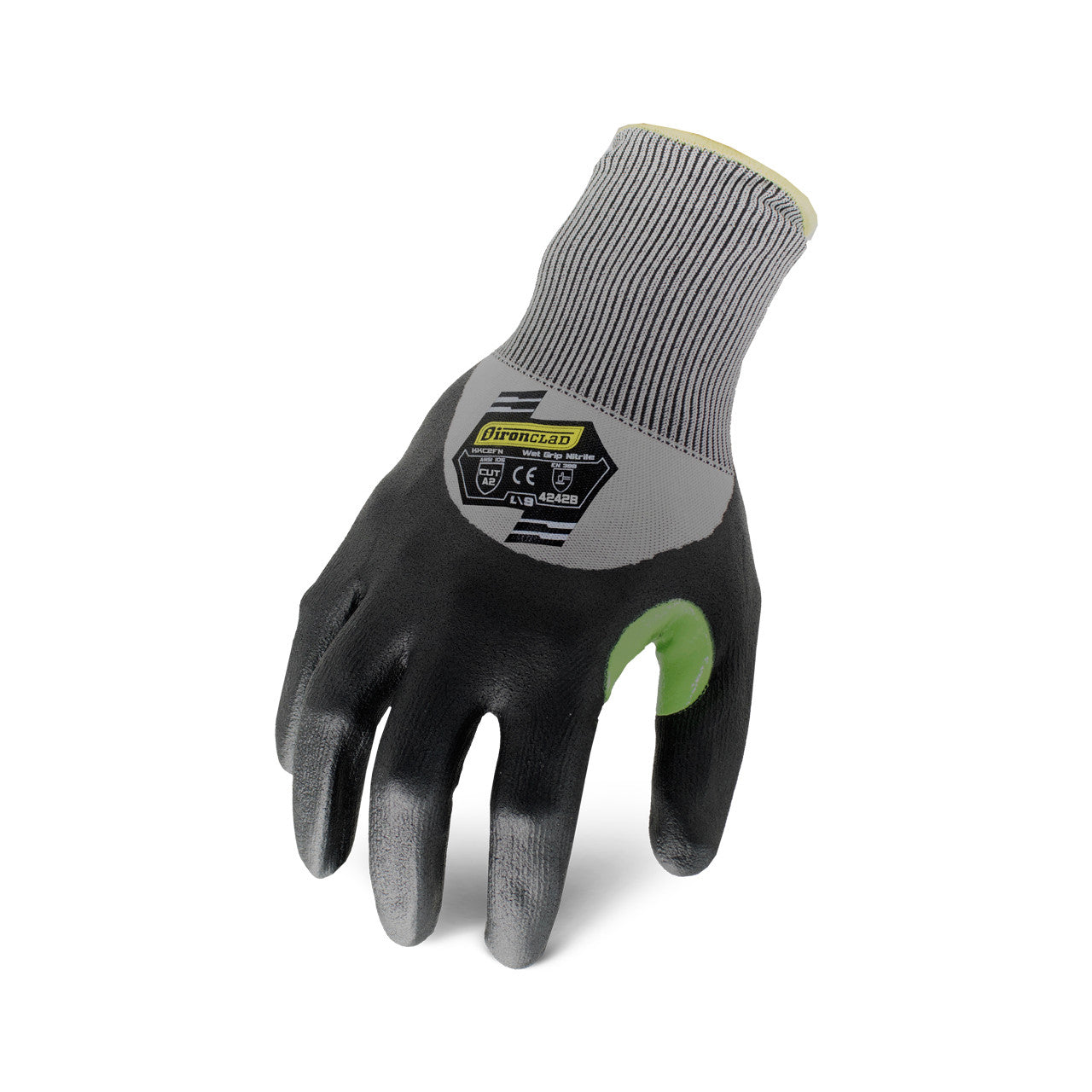 Ironclad Command™ Knit A2 Foam Nitrile Black-eSafety Supplies, Inc